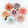 Fake flower dahlia, artificial flower scene layout, flower headdress for wedding, diy material, artificial flower, high-end and realistic