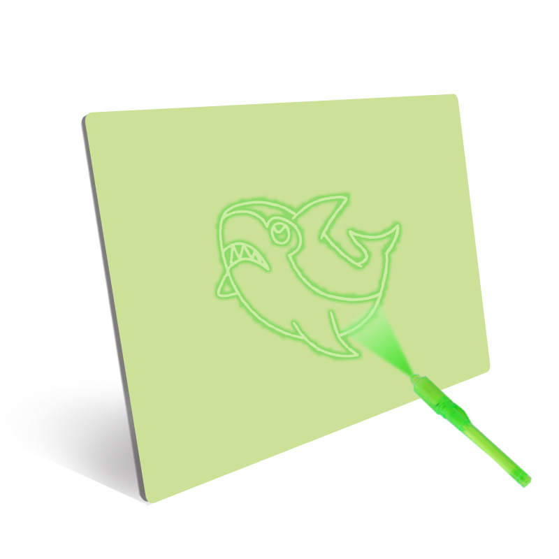 Pizarra mágica LED A3/A4, tablero de dibujo luminoso para niños, juguete creativo y regalo