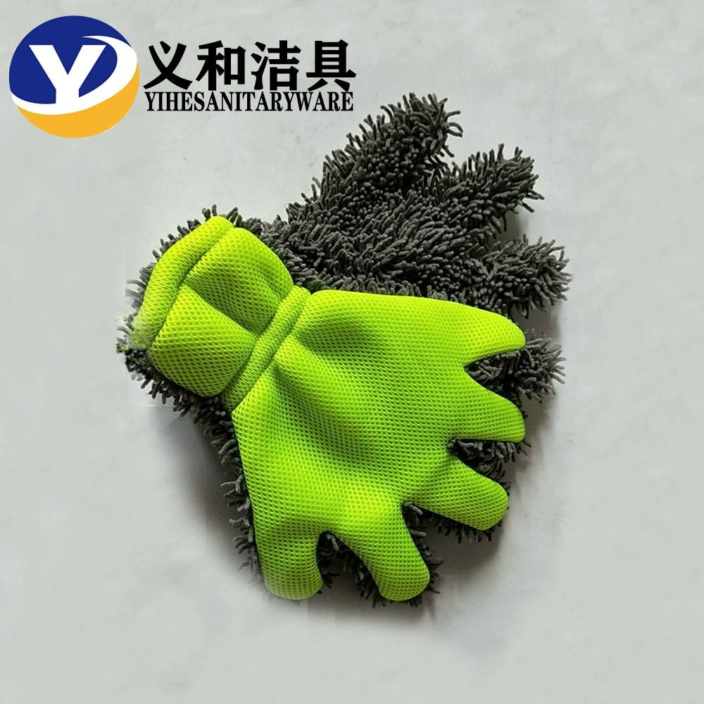 Бархатные перчатки Hearty с пятью пальцами для мойки автомобилей из кораллового синеля для мойки автомобилей двусторонние перчатки для чистки автомобиля