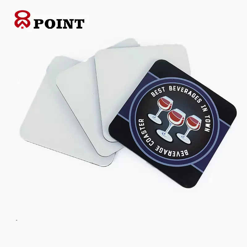 厂家批发空白DIY热销创意广告密度板杯垫软木杯垫木制杯垫