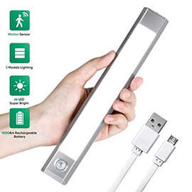 铝合金灯条sensor ledlight6档橱柜感应灯LEDUSB充电人体感应明装