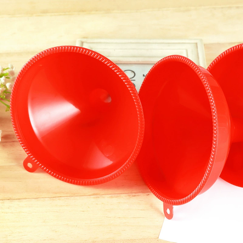 Plastic red funnel, container, direct factory sales