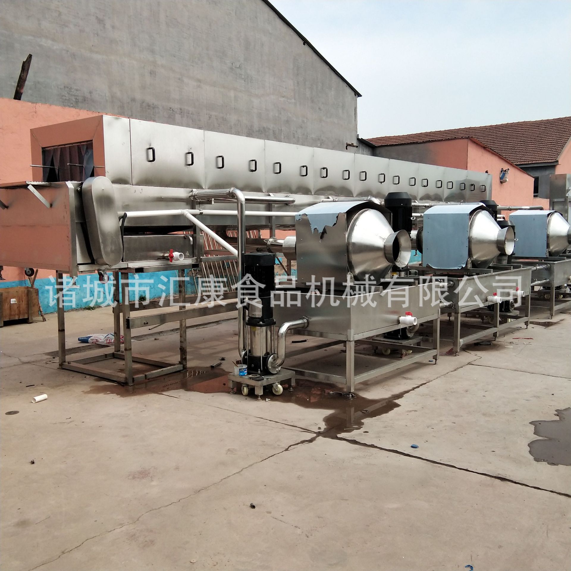 肉类盘子鸡柳盘子,熟食盘子清洗机,四面喷淋清洗设备汇康机械