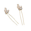 Metal golden hair accessory from pearl for bride, hair stick, Chinese hairpin, European style, wedding accessories