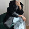 Spring autumn classic suit jacket, top for leisure, internet celebrity, Korean style