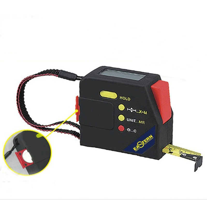 Импортная цифровая рулетка электронная линейка 5 м коробка линейка 5 м стальная рулетка Высокоточный дальномер Деревообрабатывающая измерительная линейка против падения