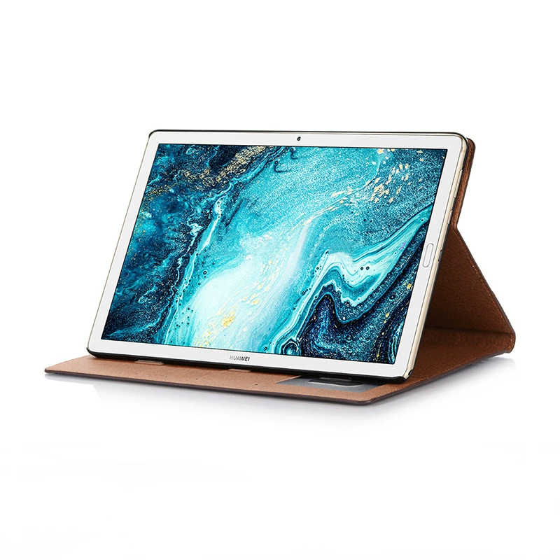 Applicable to Huawei MediaPad M6 retro book plate leather case plug -in card support M6 10.8 protective sleeve