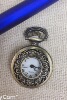 Pocket watch, retro small fashionable quartz watches with gears, wholesale