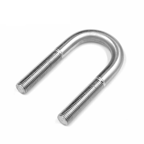 U-shaped clamp 304 stainless steel U-shaped screw clamp screw pipe clamp U-shaped hoop code m6m8m10m12U-shaped bolt