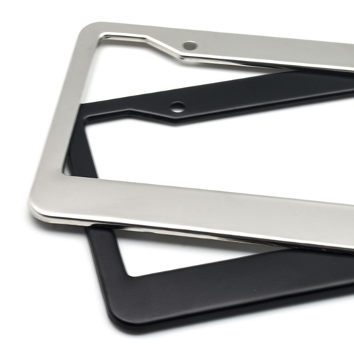 US Standard Stainless Steel License Plate Frame Canadian Car License Plate Frame Middle East License Plate Frame License Plate Frame with Drilling Capability