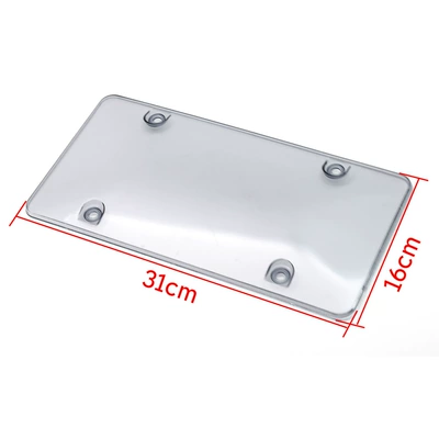 Transparent License Plate Frame: License plate holder/license plate holder