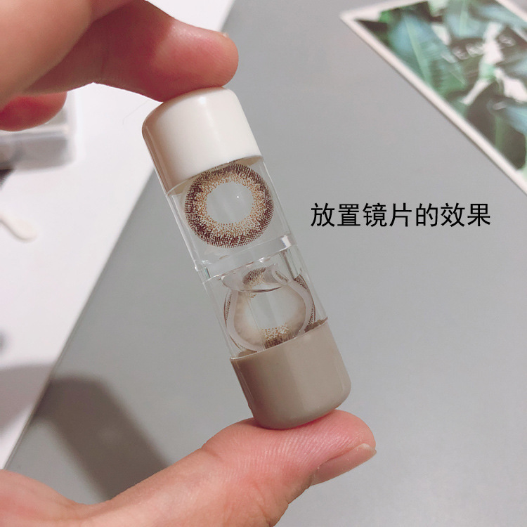 Rgp Contact Lens Companion Box Double-Ended Box Optional Color Rgp Rigid Glasses Case Ok Lens Case Beauty