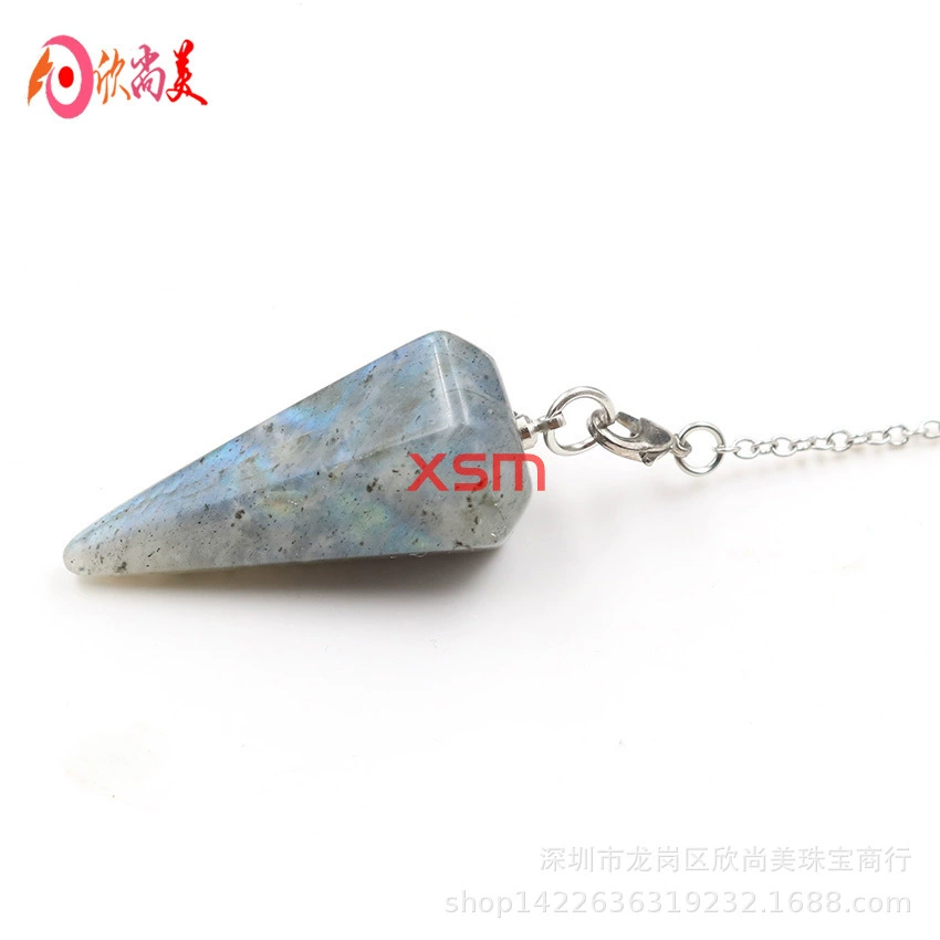 Natural water, hexagonal crystal, pendant, European style, for import, Aliexpress