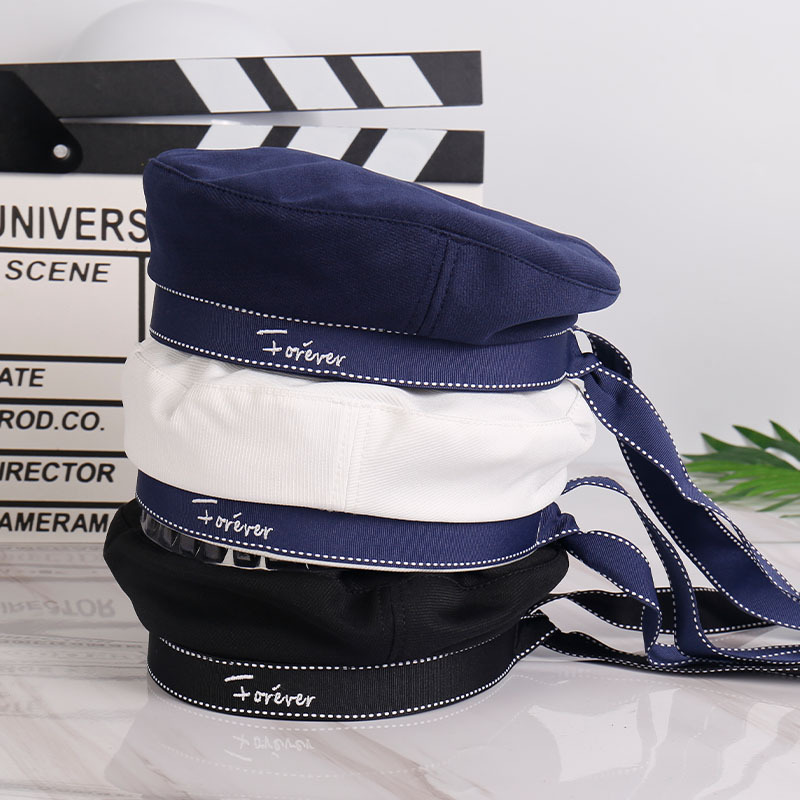 Navy Fengshuiman hat women uniform hat streamer blue navigator…