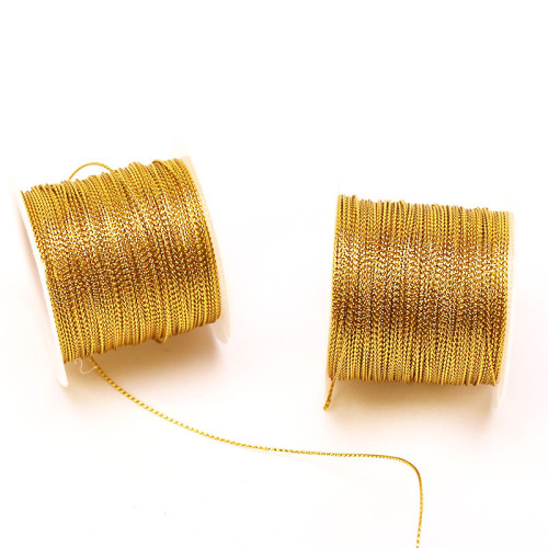1mm baking decoration gold thread moon cake egg yolk biscuit packaging box decoration gold thread 22 meters wholesale