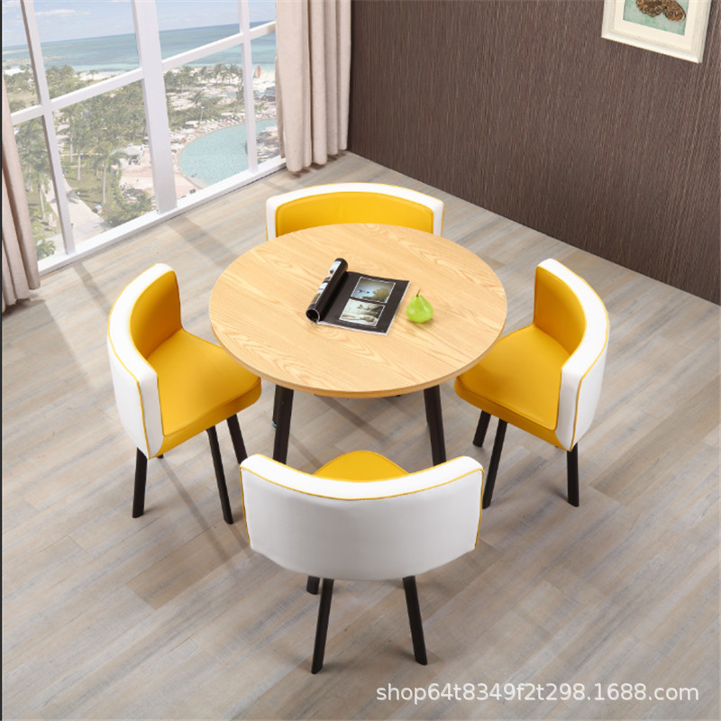 Shuiqu + yellow and white two-color leather + black creel