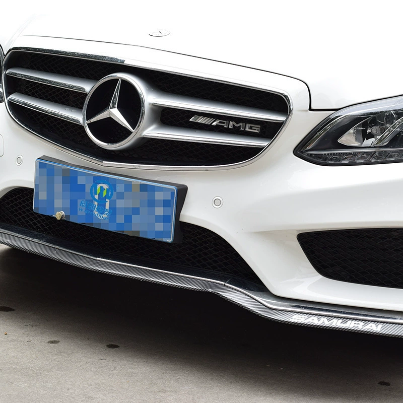 Автомобиль шаблон углеродного волокна автомобиль универсальная Передняя Лопата Модифицированная небольшая окруженная передняя губа окружена Карбоновым волокном анти-столкновение Мягкая Резиновая полоса