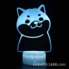 Creative table lamp for St. Valentine's Day, LED touch night light, 3D, Birthday gift, gradient, remote control