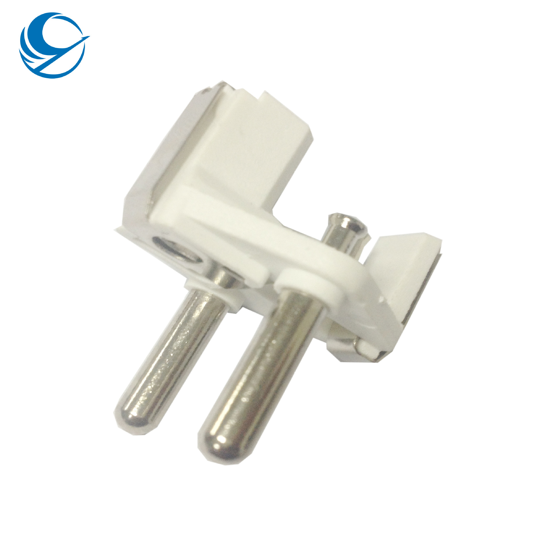 VDE法式插脚@法规@法国@法标@三芯大欧式插针电源线德标插头