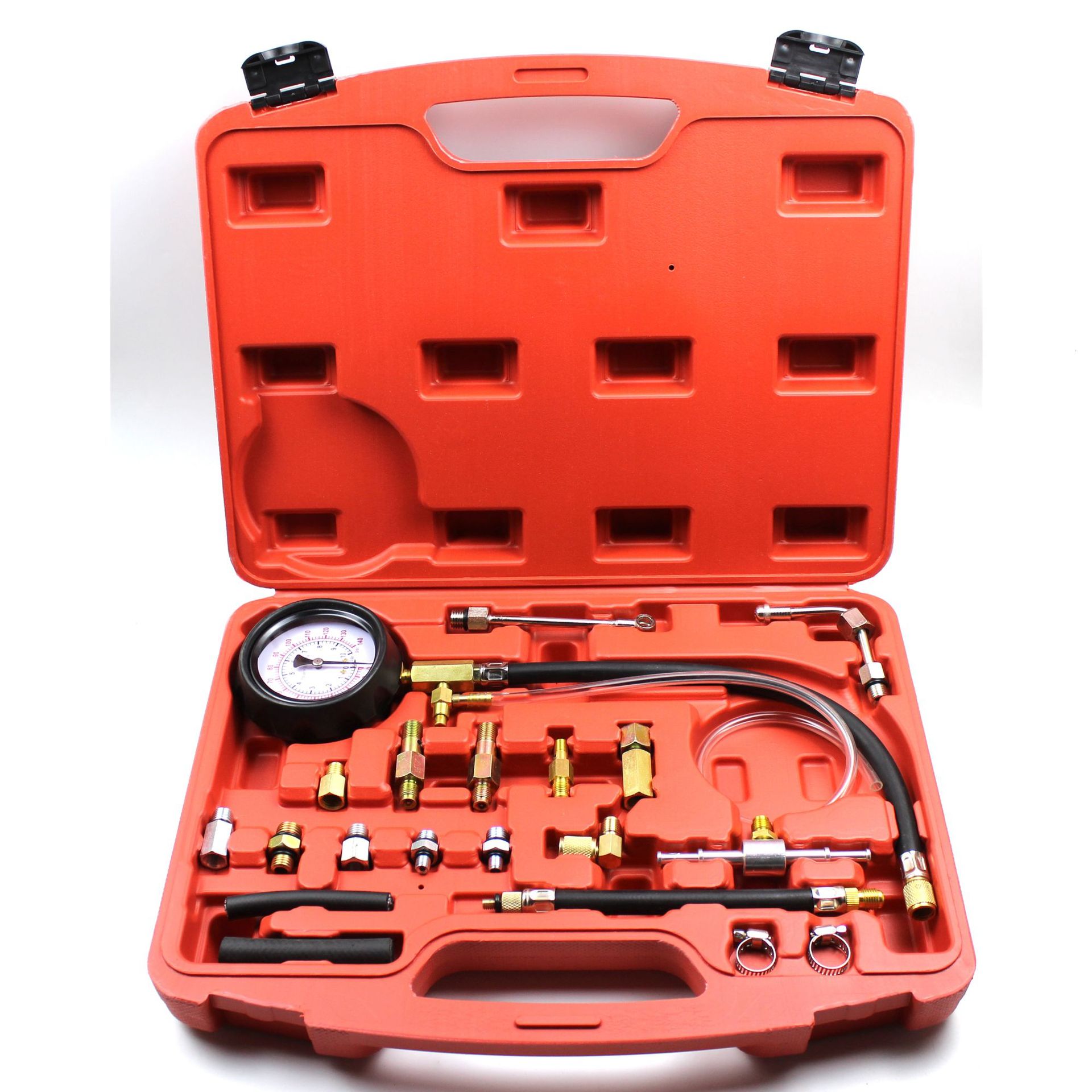 汽车燃油喷射压力表TU114燃油压力表 汽车燃油检测仪燃油压力检测