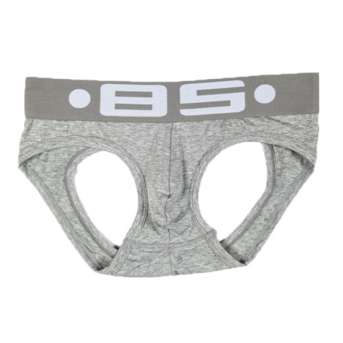 JOOMwish men's briefs cotton U convex bag foreign trade BS sexy thong with empty buttocks exposed ES103