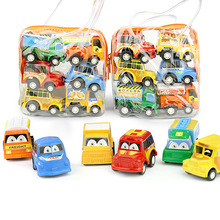 儿童玩具车仿真迷你模型回力车婴幼儿童小汽车礼物玩具六辆价批发