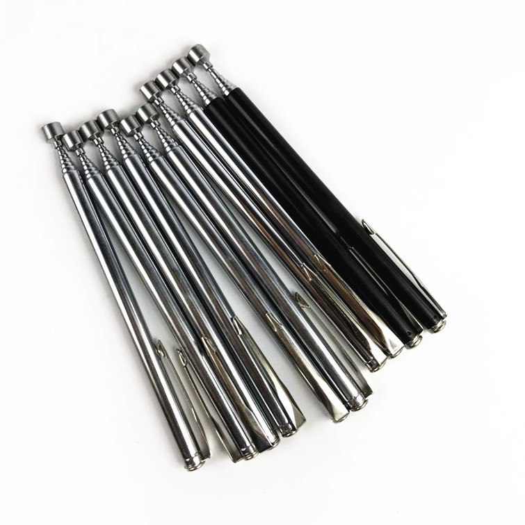 Transfronteriza al por mayor tipo de pluma retráctil recogida magnética varilla de succión herramienta magnetizador pluma varilla de succión modelo de comercio exterior