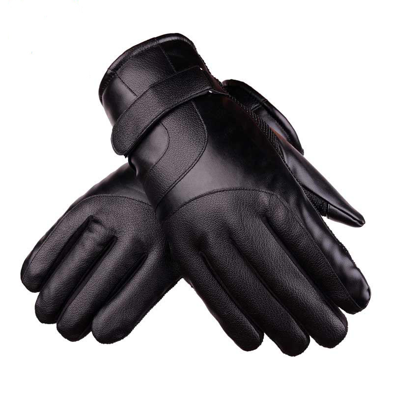 Men's winter warm travel windproof waterproof ski gloves