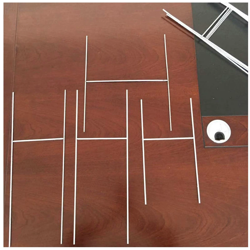 Рекомендуемый производителем популярный кронштейн H для рекламных щитов из полых пластиковых панелей, вкладыш для заземления 10*15