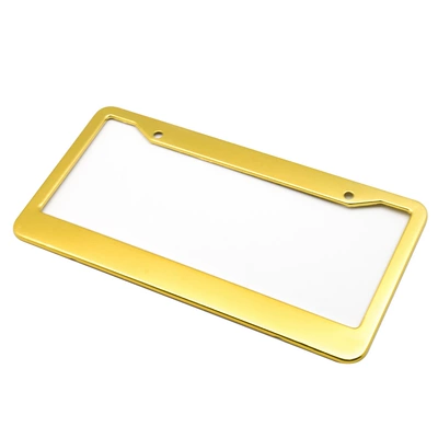 Alloy Black American Canadian: License plate holder/license plate holder - gold