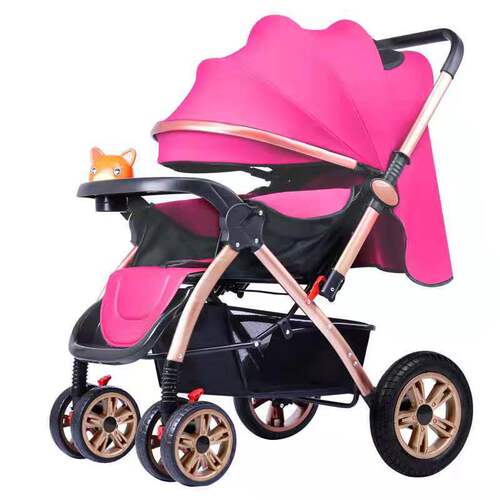 Baby stroller can sit, lie down, lightweight folding child baby baby two-way stroller stroller 0-3 years old