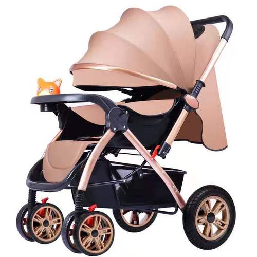Baby stroller can sit, lie down, lightweight folding child baby baby two-way stroller stroller 0-3 years old