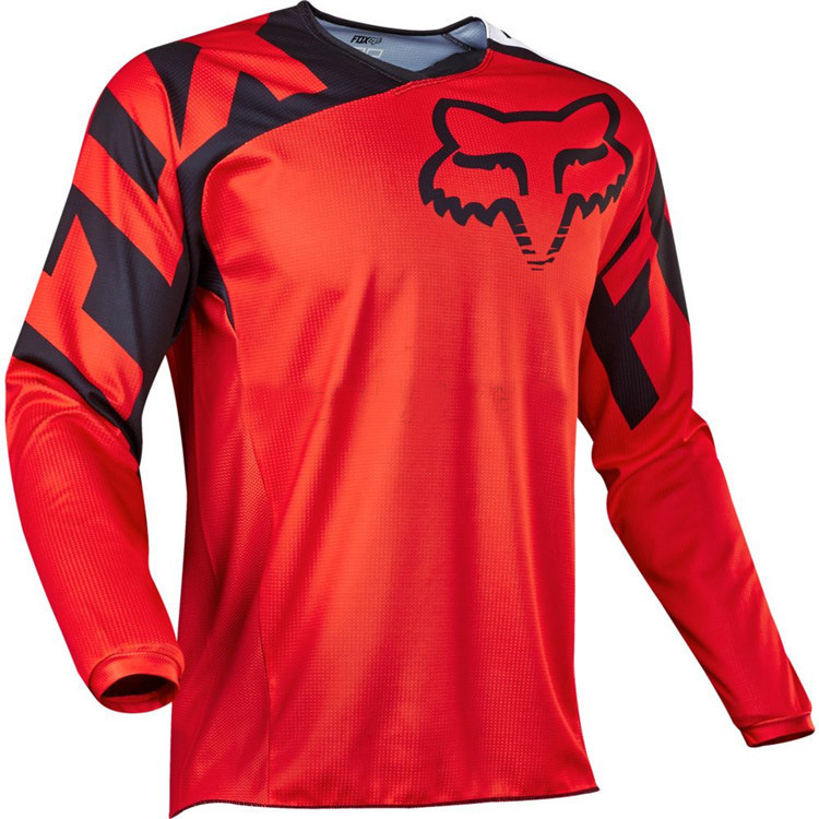 Fox Racing x Fox Racing 2017 180 Mako Long Sleeve Jersey Red Black