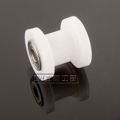 anti-pulley sliding wheel, Other brake systems - guide-sprocket-white-inner-diameter-8mm