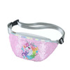 Children's one-shoulder bag, cartoon nail sequins, belt bag, small bag for leisure, cute chest bag