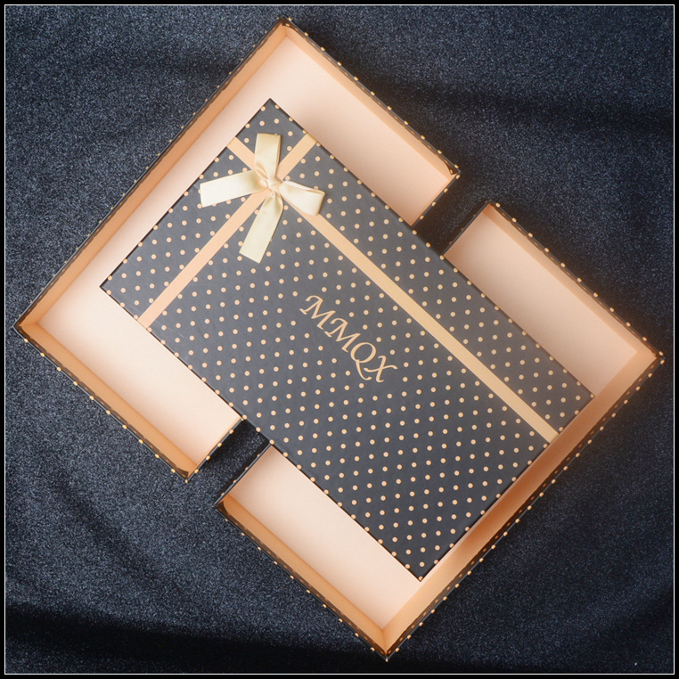 31x18x7黑色天地盒 丝巾盒 文胸盒 内衣盒 纸盒子 礼品包装盒批发