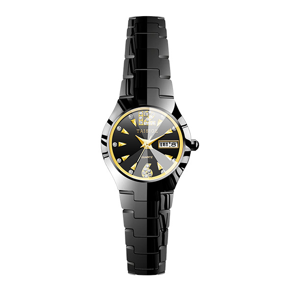 12-6 Double Calendar Black Plate