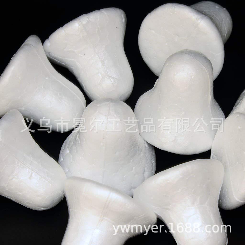 厂家直销7cm保丽龙泡沫铃铛 圣诞树装饰实心泡沫钟