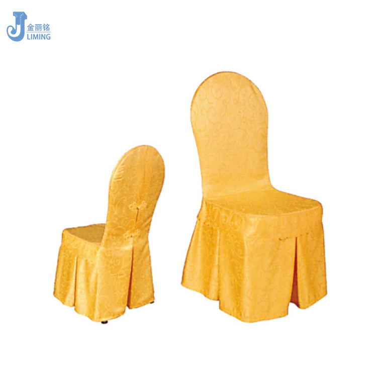 Cubierta de la silla del banquete de la boda del hotel exclusivo transfronterizo Restaurante mesa de parada y cubierta de la silla de exportación