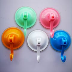 Factory Direct Sale 7.5cm Vacuum Cup Hook Strong Adhesive Hook No-Trace Sticky Hook Large Single Hook Live Stream Market Hot Selling