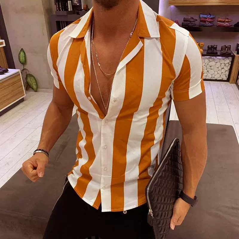 Летняя рубашка, Amazon, ebay, Slim fit