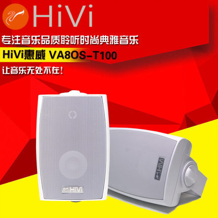 Hivi/Huiwei VA8-OS T100 constant pressure speaker wall-mounted audio pair