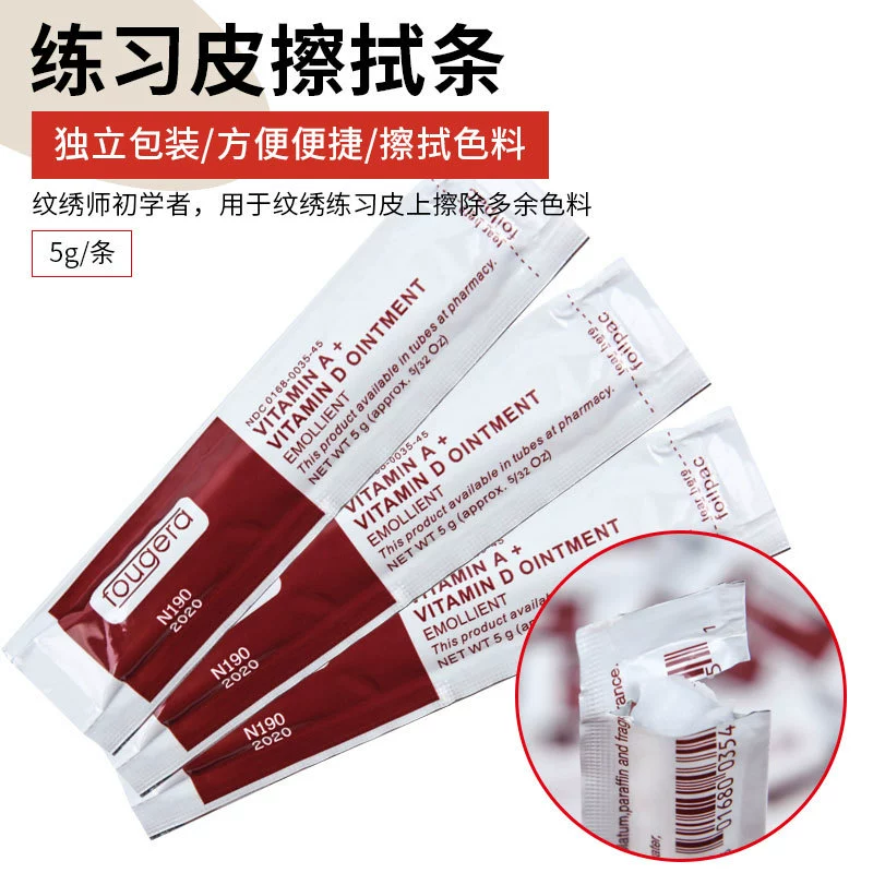 Практика вышивки Протирать кожу Полоски Начинающие и новички учатся стирать и стирать лишние красители Принадлежности для вышивки Протирать крем