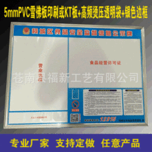 市政信息公示牌食品药品卫生监管信息铝板警示牌塑料监督告示牌