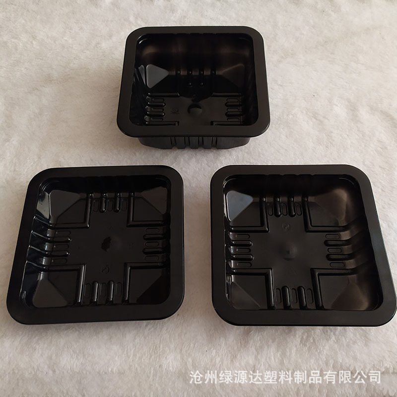 PP塑料盒现货 一次性托盘可封口蔬果锁鲜盒食品包装打包饭盒