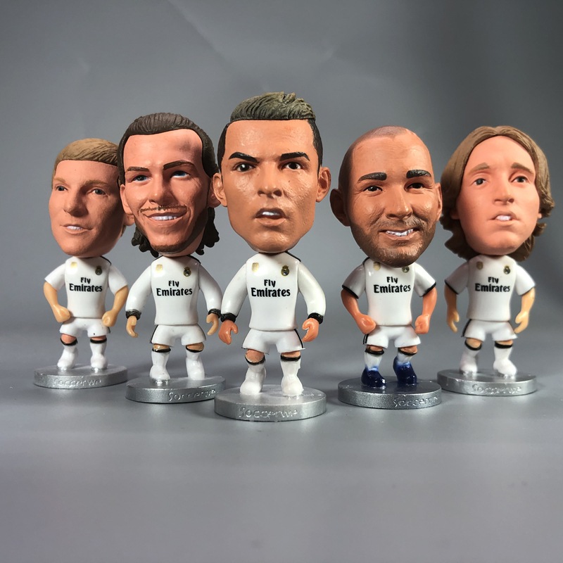 Soccer Doll Ronaldo Messi Liverpool Salah Levan Neymar Star Doll Model Fan Supplies