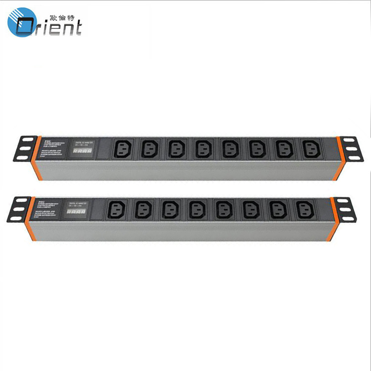 批发8位C13插座10A机柜排插座PDU电源分配单元东莞厂家显示屏插座