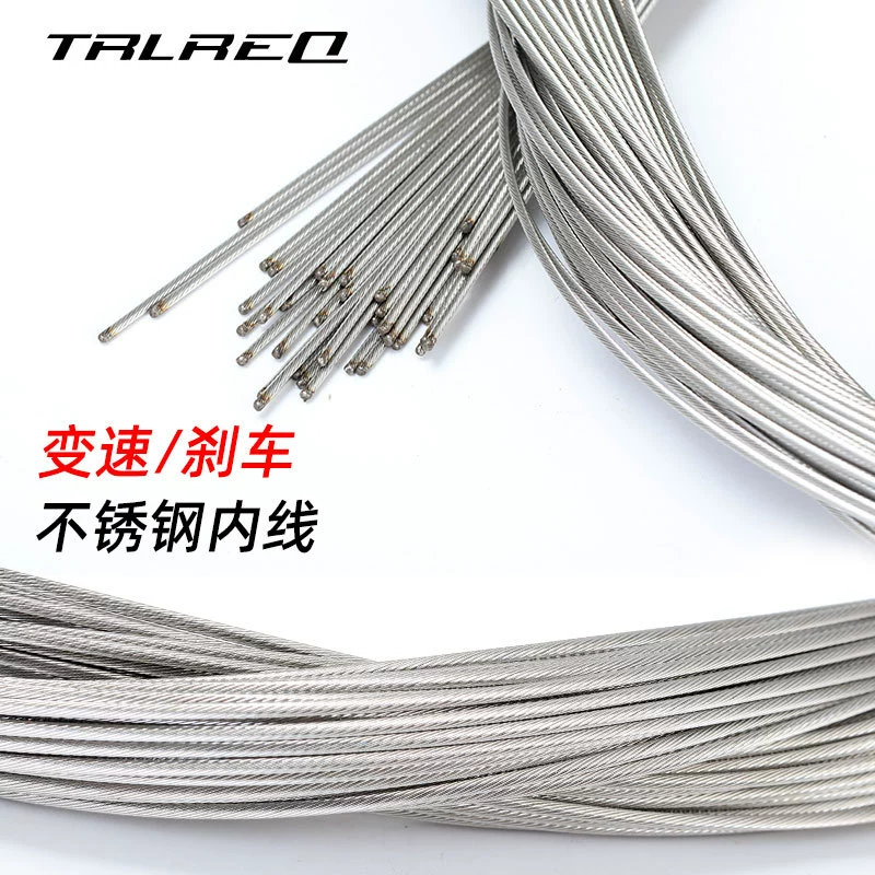 Trlreq Тормозная Линия горного велосипеда шоссейный велосипед из нержавеющей стали складной велосипед передний и задний сердечник тормозной магистрали внутренняя проволока стальная проволока