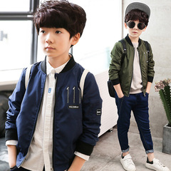 2024 AliExpress Wish Cross-border Boys Spring and Autumn Casual Jacket Outerwear New 3-12 Years Stock Sufficient