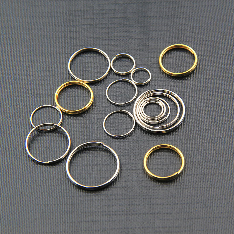 Key ring double ring connecting ring wire ring hanging Ring Jewelry pendant connecting buckle stainless steel hand hanging ring rope ring Key ring double ring connecting ring wire ring hanging Ring Jewelry pendant connecting buckle stainless steel hand hanging ring rope ring